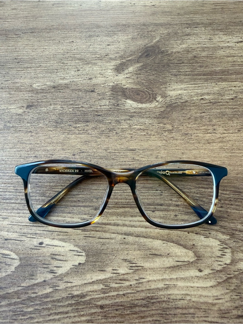 Etnia Barcelona Eyeglasses FRAMES ONLY Vicenza 22 HVBL Havana Blue 51-15-137